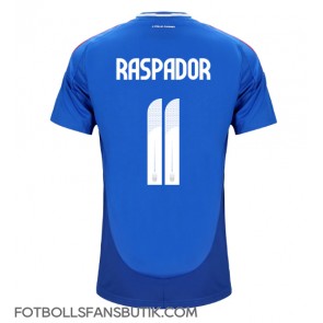 Italien Giacomo Raspadori #11 Replika Hemmatröja EM 2024 Kortärmad